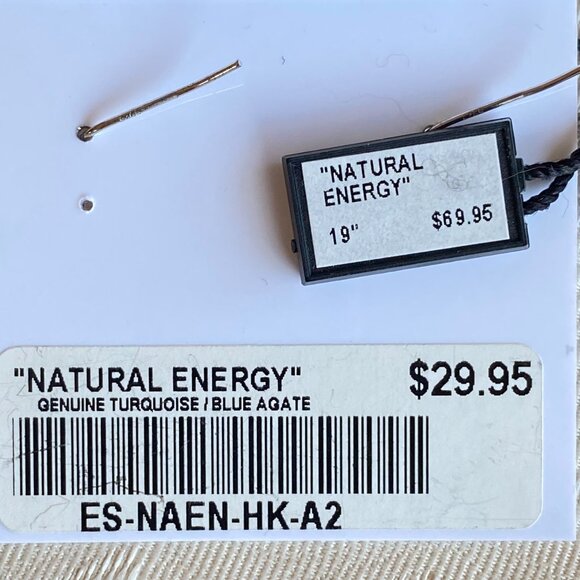 FAC Genuine Natural Agate Gemstone Necklace & Earrings - Picture 4 of 6